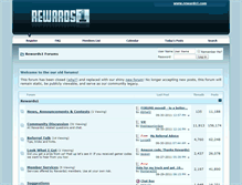 Tablet Screenshot of forums.rewards1.com